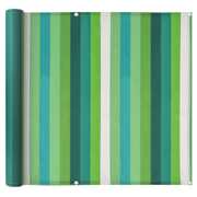 Balcony Screen Oxford Fabric Stripe, Green