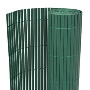 Double-Sided Garden Fence PVC, Green