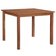 Garden Table Solid Acacia Wood Brown