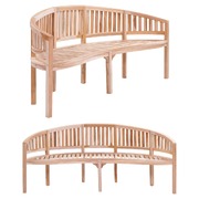 Banana Bench 200 cm Solid Teak