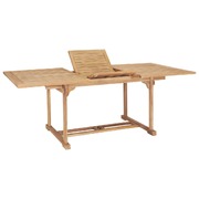 Extending Garden Table Solid Teak Wood