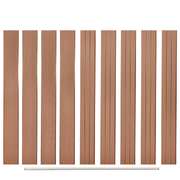 Replacement Fence Boards 9 pcs WPC 170 cm Brown