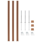Fence Posts 3 pcs WPC 185 cm