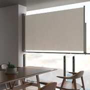 Patio Retractable Side Awning - Cream