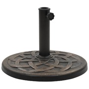 Parasol Base Round Polyresin 19 kg Bronze