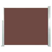 Retractable Side Awning, Brown