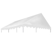 Gazebo Top Cover PVC White