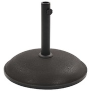 Parasol Base Black Concrete Round 20 kg