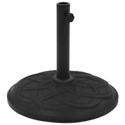 Parasol Base Black Concrete Round 15 kg