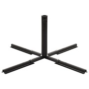 Extendable Parasol Base Black Steel 2.75 kg