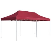 Professional Folding Party Tent Aluminium - Wine Red