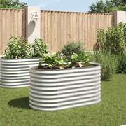 Garden Planter Galvanised   Steel 