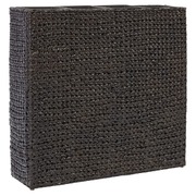 Garden Planter with 4 Pots Water Hyacinth Black