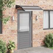 Door Canopy - Black  Plastic