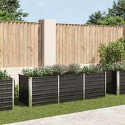 Garden Raised Bed Anthracite Galvanised Steel