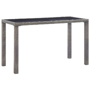 Garden Table Anthracite  Poly Rattan