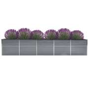 Galvanised Steel Raised Garden Bed 400x80cm | EXTG