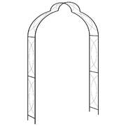 Garden Arch Black  Iron Decor