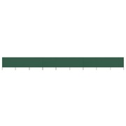 9-panel Wind Screen Fabric 1200x160 cm Green