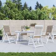 Garden Chair Cushions 4 pcs Taupe 