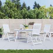 Garden Chair Cushions 4 pcs Grey 40x40x3 cm