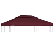 2-Tier Gazebo Top Cover  Bordeaux