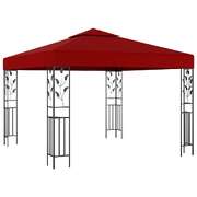 Gazebo 3x3 m Wine Red