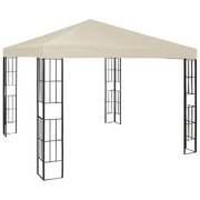 Gazebo 3x3 m Cream