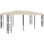 Gazebo 3x6 m Cream