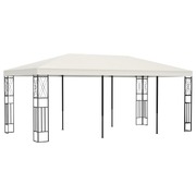 Gazebo 3x6 m Cream Fabric