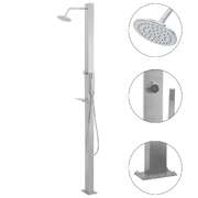 Garden Shower Panel System Stainless Steel Straight
