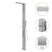 Garden Shower Panel System Stainless Steel Square