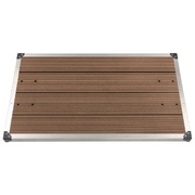 Outdoor Shower Tray WPC Stainless Steel