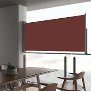 Patio Retractable Side Awning /Brown