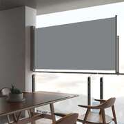 Patio Retractable  Side Awning Grey