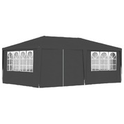 Professional Party Tent with Side Walls 4x6 m Anthracite 90 g/m²