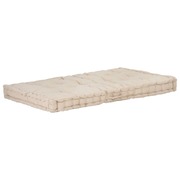 Pallet Floor Cushion Cotton Beige