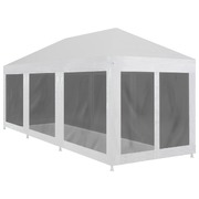 Party Tent with 8 Mesh Sidewalls 