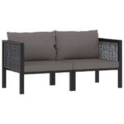 Decorative 2 Seater Sofa with Cushions Patio Setup Outdoor Living 