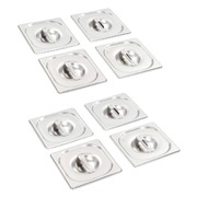 Pan Lids 8 pcs Stainless Steel