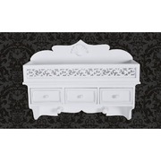 Wall Mounted Shelf with 3 Drawers