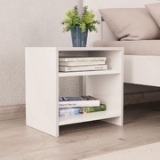 Bedside Cabinet White 40x30x40 cm Chipboard