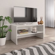 TV Cabinet High Gloss White 80x40x40 cm Chipboard