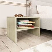 Bedside Cabinet Sonoma Oak 40x30x30 cm Chipboard