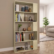 Book Cabinet/Room Divider Sonoma Oak  Chipboard