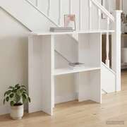 White Console Table 100cm Engineered Wood | EXTG