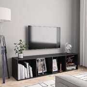 Book Cabinet/TV Cabinet Black