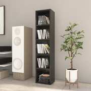 CD Cabinet High Gloss Black -Chipboard