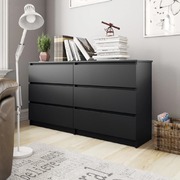 Sideboard Black Chipboard