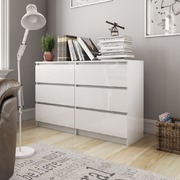Sideboard High Gloss White - Chipboard